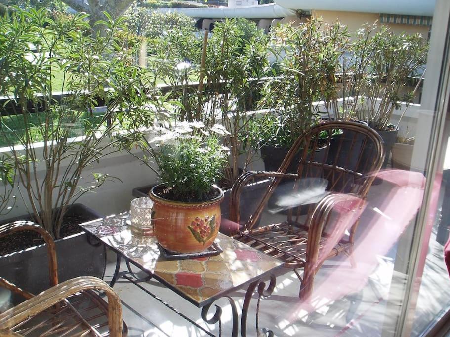 80m2 dans Parc Classé, Piscine, Calme, 5mn de Cannes Le Cannet Esterno foto